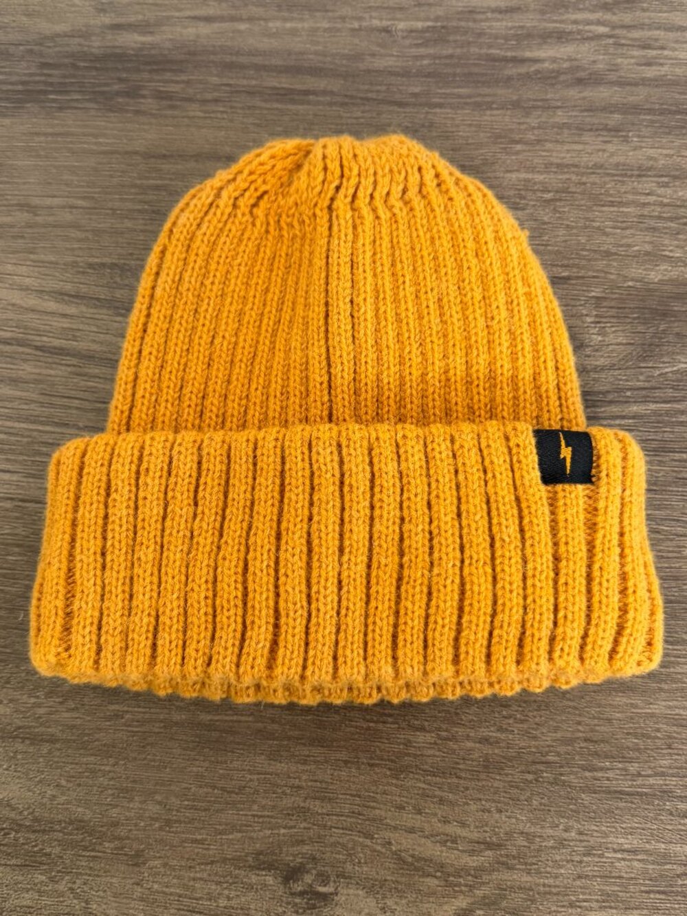 P&Co Bolt Beanie Fisherman Style in Mustard Yellow